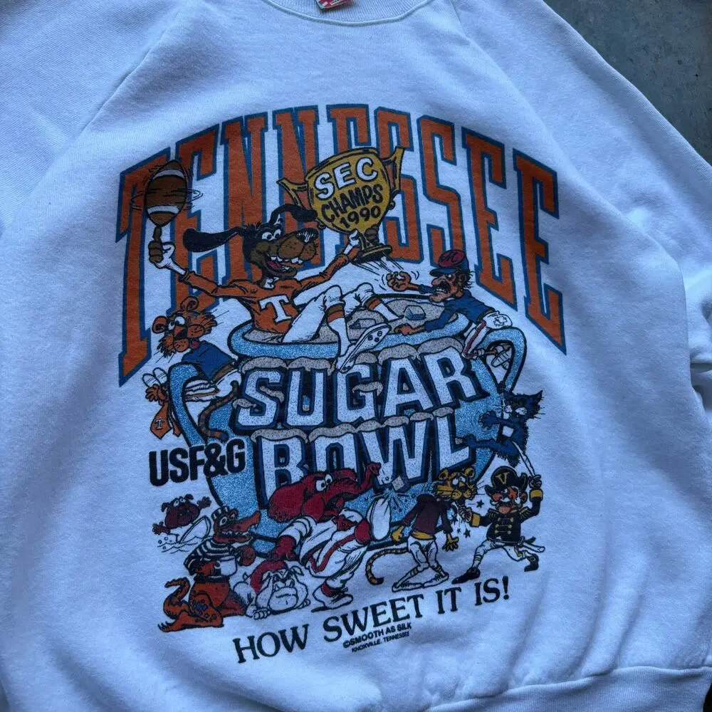 Crazy Vintage Tennessee Vols Sec Champs 1990 Sweatshirt‎ - Picture 3 of 5